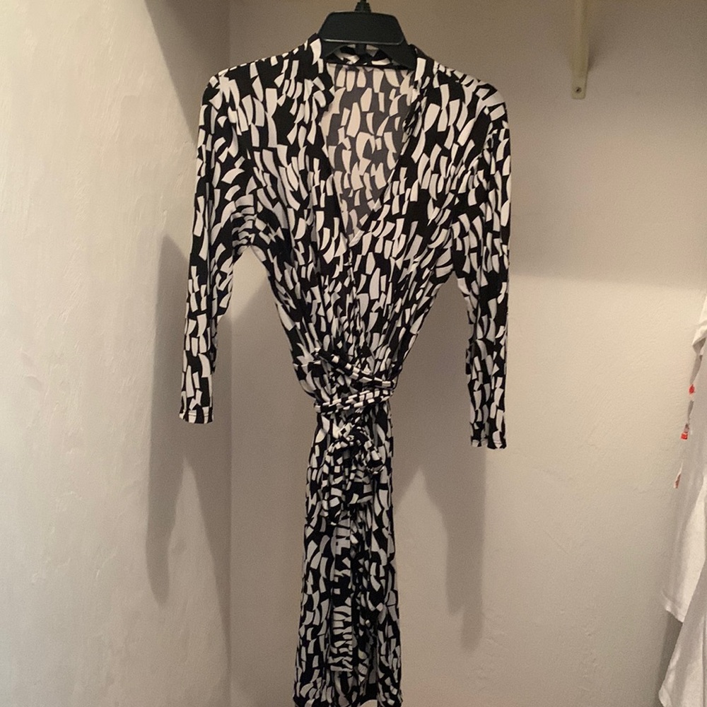 Maggy London belted wrap dress